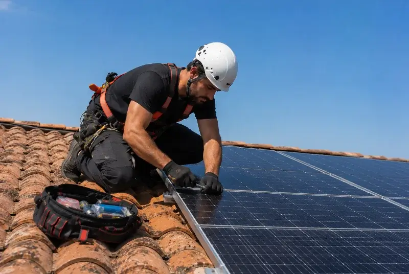 Maintenance et monitoring de panneaux solaires à Entre-deux-Guiers